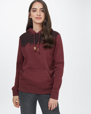 Red Women's Graphic Pullover Hoodie