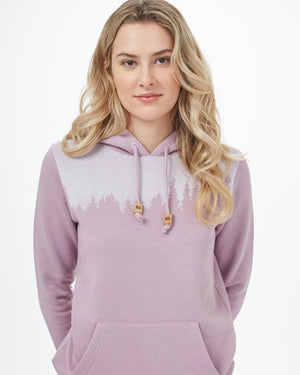 Purple Women's Graphic Pullover Hoodie