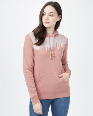 Pink Women's Graphic Pullover Hoodie