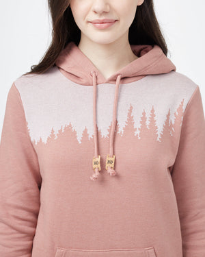 Pink Women's Graphic Pullover Hoodie