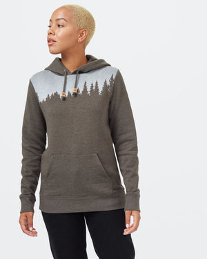 Green Women's Graphic Pullover Hoodie