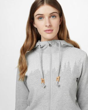 Gray Tree Graphic Pullover Hoodie