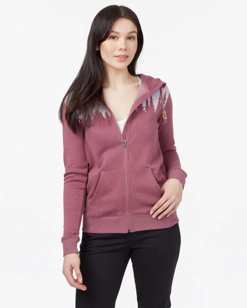 Red Tree Graphic Pullover Hoodie