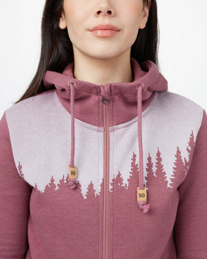 Red Tree Graphic Pullover Hoodie