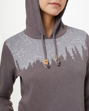 Gray Tree Graphic Pullover Hoodie