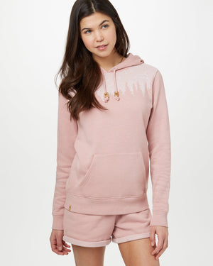 Pink Tree Graphic Pullover Hoodie