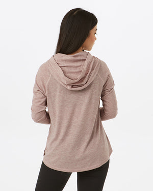 Gray,Purple Recycled Polyester Lightweight Hoodie