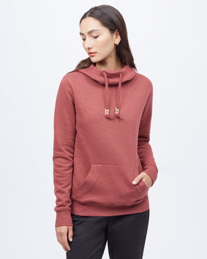 Red Women's Eco-Friendly Pullover Hoodie