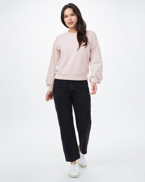 Pink Women's Balloon Sleeve Pullover