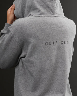 Gray Women's Organic Cotton Pullover Hoodie