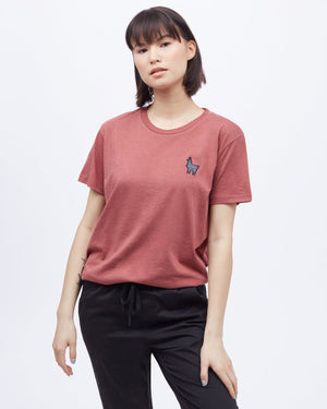 Red Women's Eco-Friendly Graphic Tee