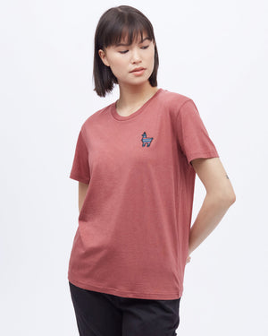 Red Women's Eco-Friendly Graphic Tee