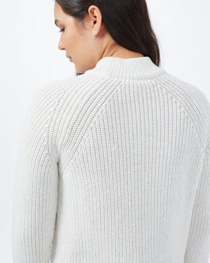 White Women's Long Sleeve Knit Jumper