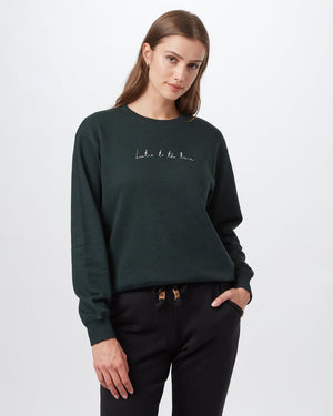 Green Women's Organic Cotton Sweatshirt