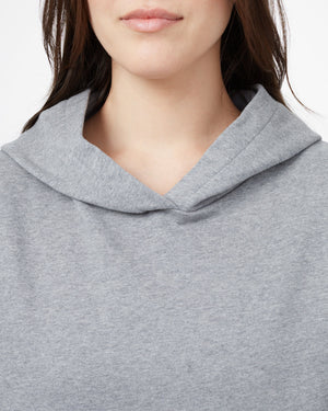 Gray Women's Organic Cotton Pullover Hoodie