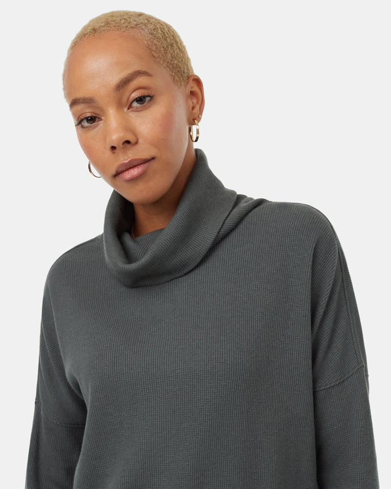 Green-Women_s-WaffleKnit-Sweater