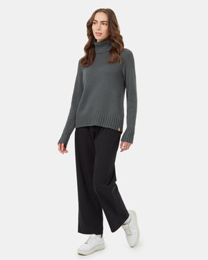 Green-Women_s-Ribbed-Wool-Turtleneck