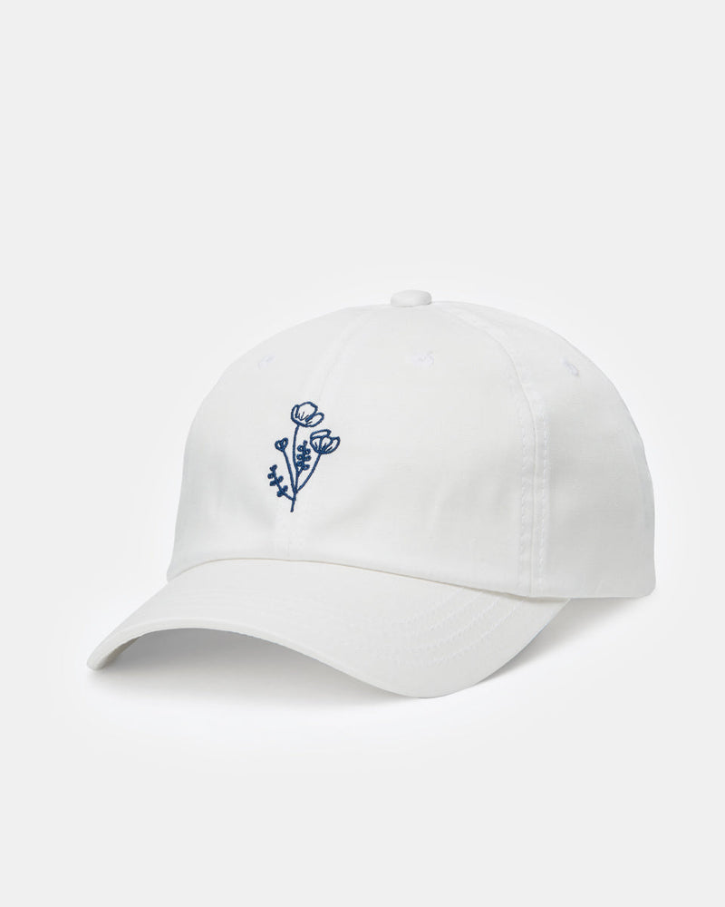 White Adjustable Graphic Dad Hat