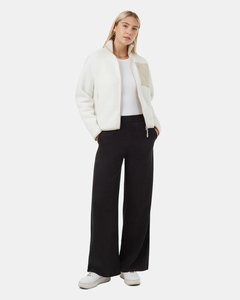 White-Oatmeal-Women_s-Fleece-Sherpa-Zip-Up