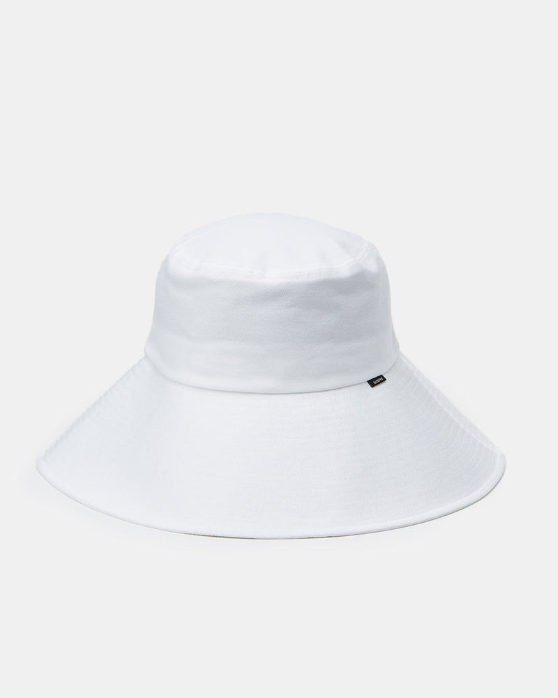 White Organic Cotton Bucket Hat