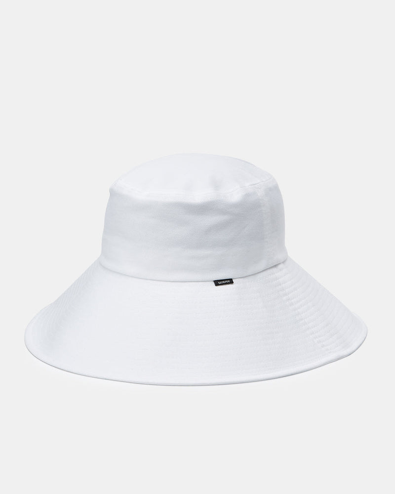 White Organic Cotton Bucket Hat