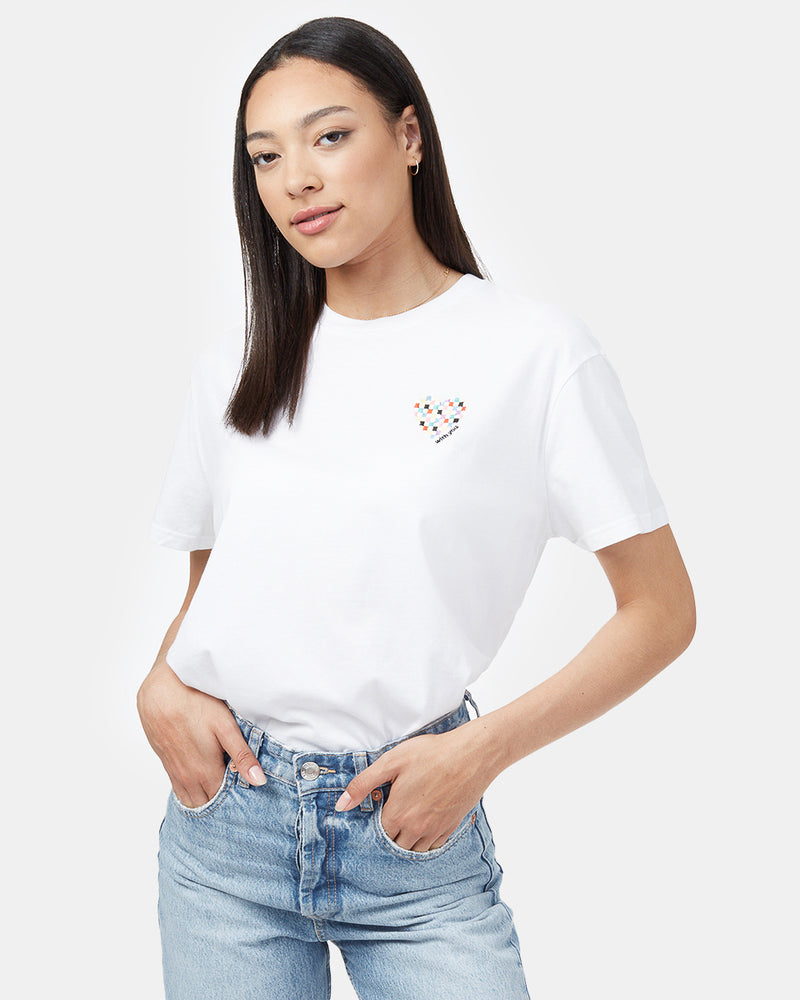 White Organic Cotton Pride Tee