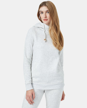 White Organic Cotton Pullover Hoodie