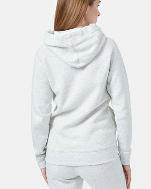 White Organic Cotton Pullover Hoodie