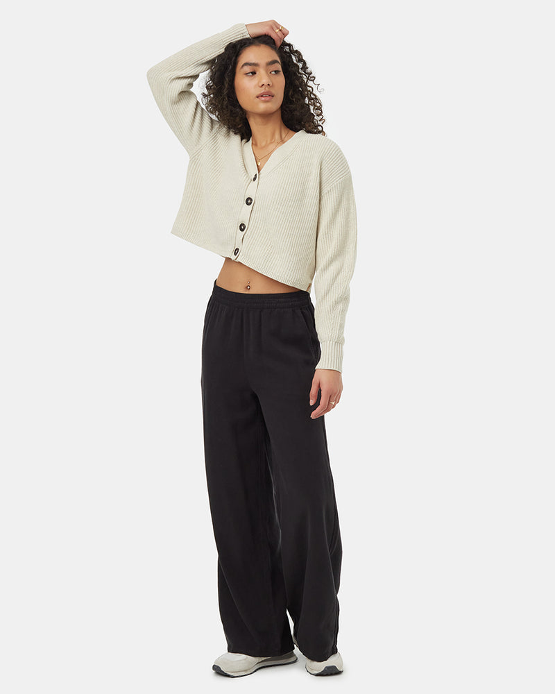 White-Womens-Knit-Button-Cardigan