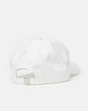 White Adjustable Graphic Dad Hat