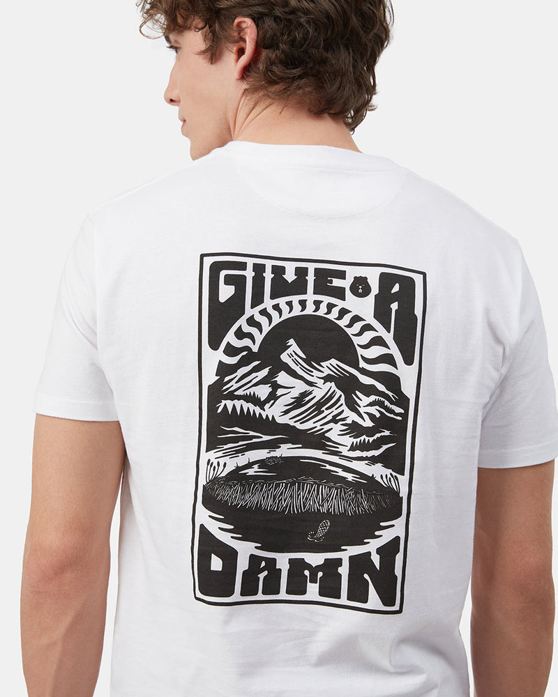 White Men's Graphic Short Sleeve Tee