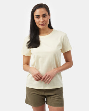 White Organic Cotton Crew Neck T-Shirt