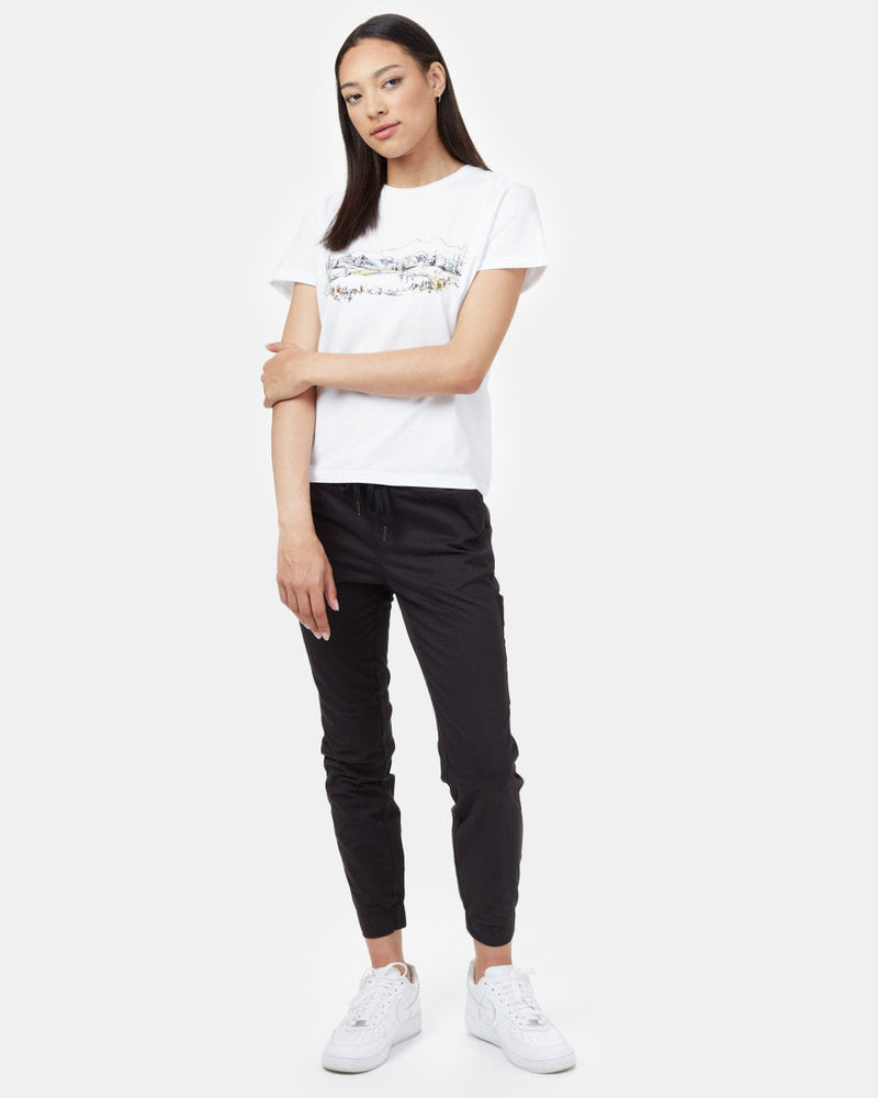 White Organic Cotton Graphic Tee