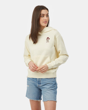 White Women's Eco-Friendly Pullover Hoodie