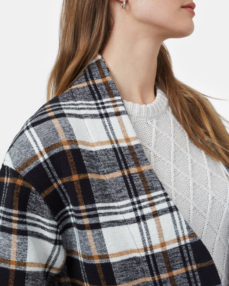 White Women's Organic Cotton Cardigan