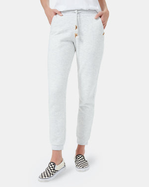 White Women's Organic Cotton Sweatpants