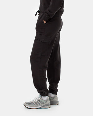 Womens-black-Organic-Cotton-Jogger-Sweatpants