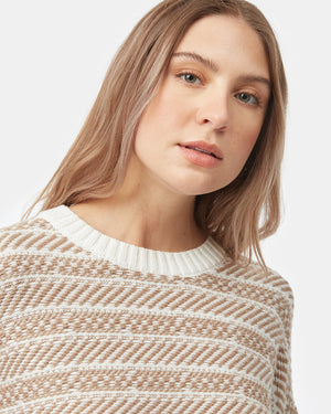 Women's Stripe Eco-Friendly Sweater