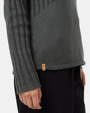    Womens-Mock-Neck-Knit-Sweater