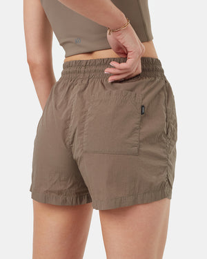 Womens-casual-summer-nylon-shorts