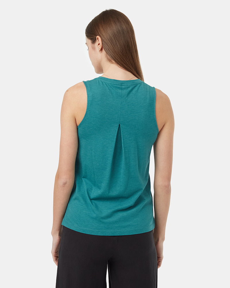 Teal V-Neck Top