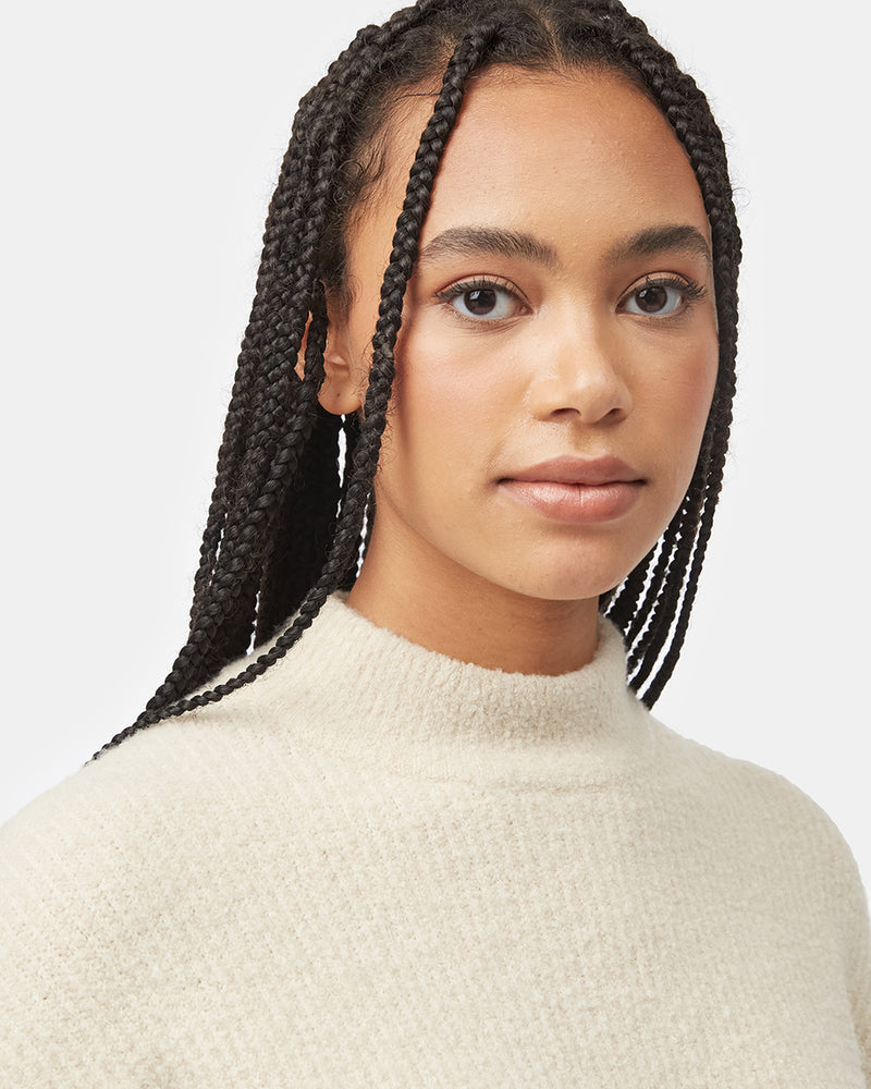 Women's Recycled Nylon High-Neck Sweater