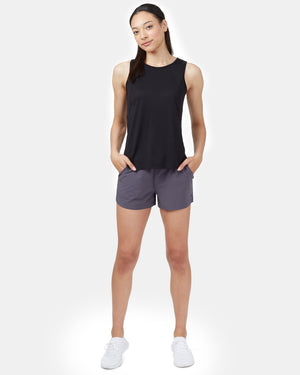 Black Women's Recycled Polyester Tank