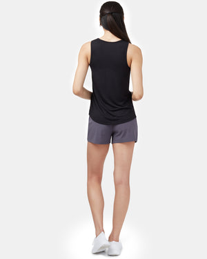 Black Women's Recycled Polyester Tank
