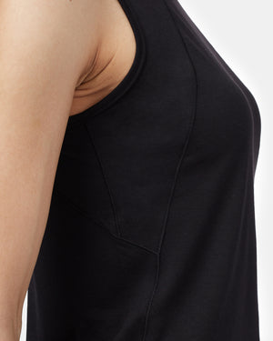 Black Women's Recycled Polyester Tank