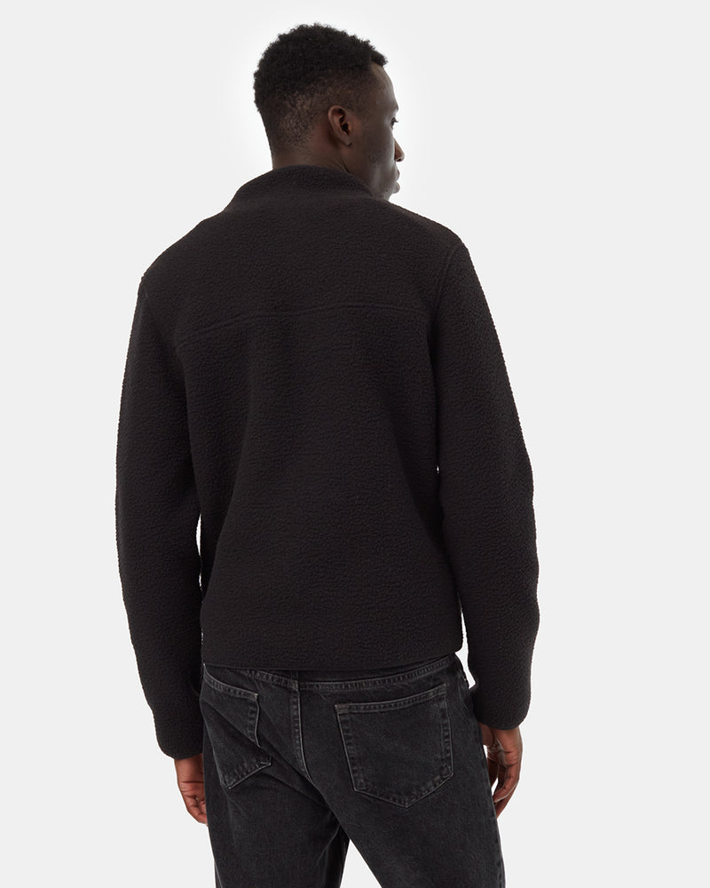 Men's Recycled Polyester Fleece Button-Up