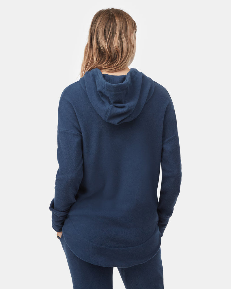 Women's Cowl Neck Fleece Hoodie