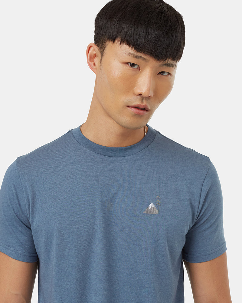 Men's Embroidered Polyester T-Shirt