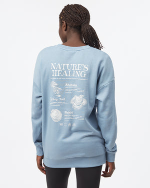 Women's Eco-Friendly Graphic Crew-Neck Pullover