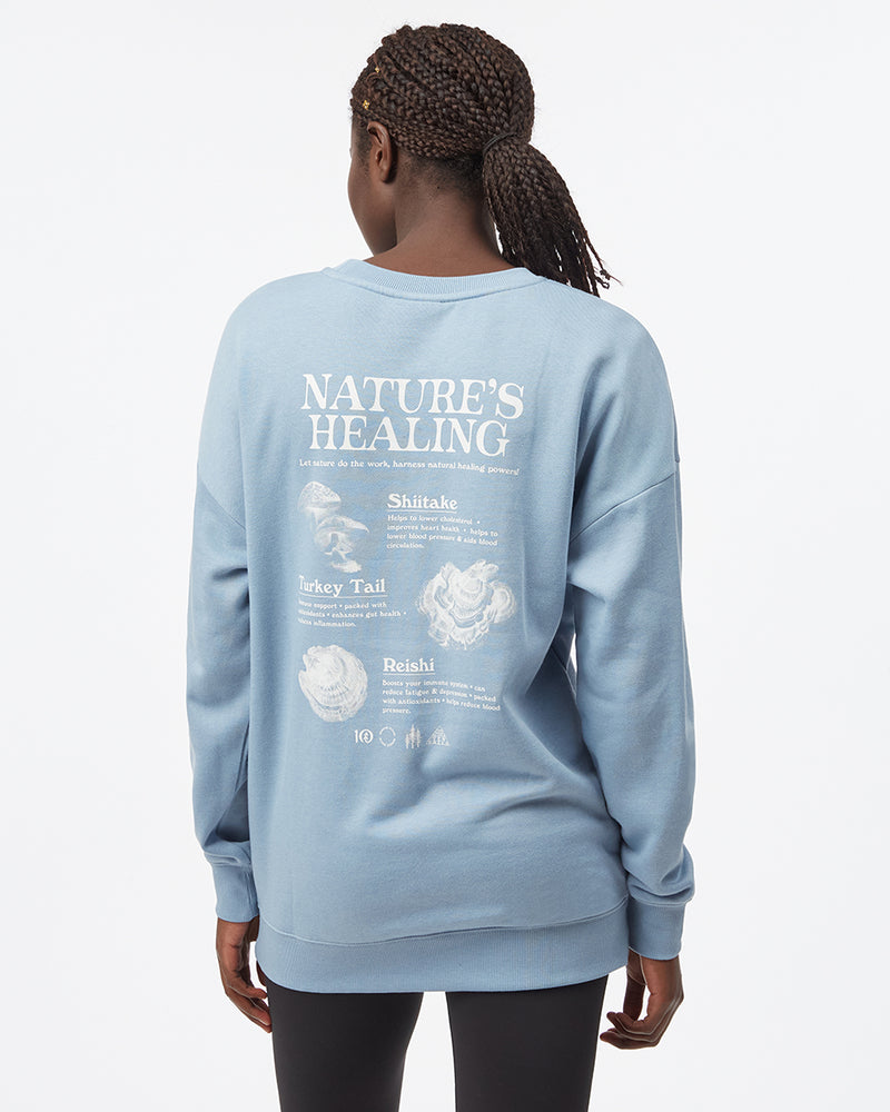 Women's Eco-Friendly Graphic Crew-Neck Pullover